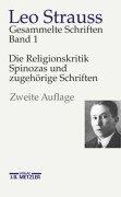 Cover of: Gesammelte Schriften, 6 Bde., Bd.1, Die Religionskritik Spinozas und zugehörige Schriften