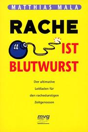 Cover of: Rache ist Blutwurst.