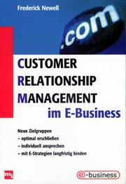 Cover of: Customer Relationship Management im e- Business.