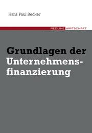 Cover of: Grundlagen der Unternehmensfinanzierung.