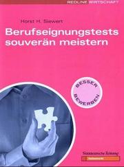 Cover of: Berufseignungstests souverän meistern.