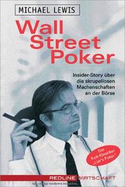 Cover of: Wall Street Poker.Insider-Story über die skrupellosen Machenschaften an der Börse