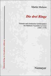 Cover of: Die drei Ringe by Martin Mulsow