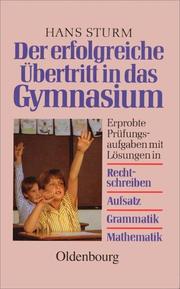 Cover of: Der erfolgreiche Übertritt in das Gymnasium.