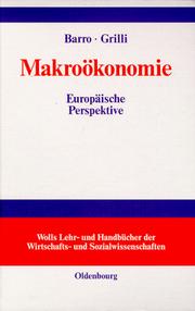 Cover of: Makroökonomie. Europäische Perspektive.