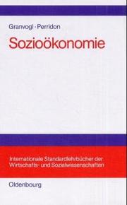 Cover of: Sozioökonomie.