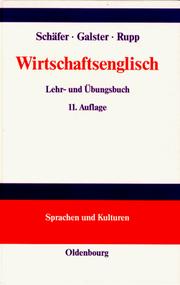 Cover of: Wirtschaftsenglisch. Lehr- und Übungsbuch.