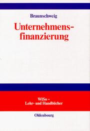 Cover of: Unternehmensfinanzierung.