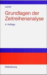Cover of: Grundlagen der Zeitreihenanalyse.