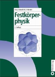 Cover of: Festkörperphysik.