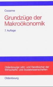 Cover of: Grundzüge der Makroökonomik.