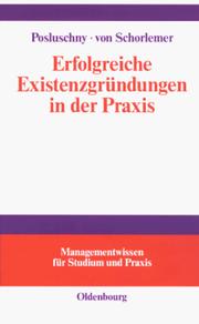 Cover of: Erfolgreiche Existenzgründung in der Praxis.