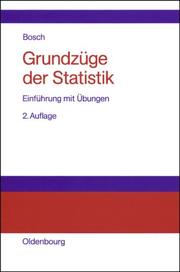 Cover of: Grundzüge der Statistik. Einführung mit Übungen.
