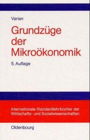 Cover of: Grundzüge der Mikroökonomik.