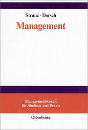 Cover of: Management.