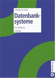 Cover of: Datenbanksysteme. Eine Einführung.