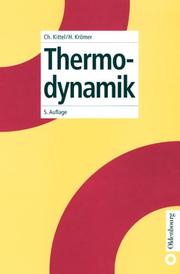 Cover of: Thermodynamik.