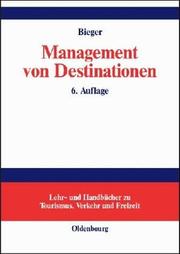 Cover of: Management von Destinationen.