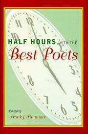 Cover of: Half hours with the best poets