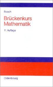 Cover of: Brückenkurs Mathematik.