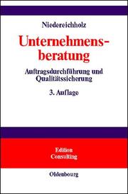 Cover of: Unternehmensberatung 2. Auftragsdurchführung und Qualitätssicherung.
