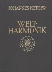 Cover of: Weltharmonik. by Johannes Kepler, Max Caspar