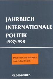 Cover of: Jahrbuch Internationale Politik, 1997/1998