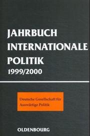 Cover of: Jahrbuch Internationale Politik 1999 - 2000.