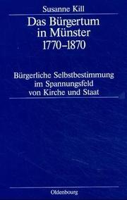 Cover of: Das Bürgertum in Münster 1770 - 1870.