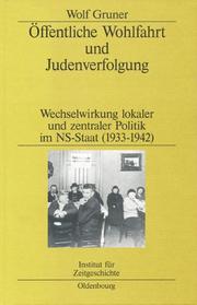 Cover of: Öffentliche Wohlfahrt und Judenverfolgung.