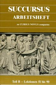 Cover of: Cursus Novus Compactus. Succursus. Arbeitsheft B. (Lernmaterialien) by 