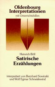 Cover of: Oldenbourg Interpretationen, Bd.2, Satirische Erzählungen
