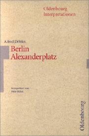Cover of: Oldenbourg Interpretationen, Bd.74, Berlin Alexanderplatz