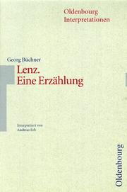 Cover of: Oldenbourg Interpretationen, Bd.87, Lenz