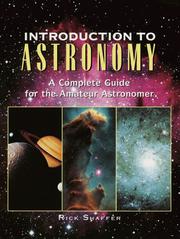 Cover of: Introduction to astronomy