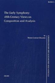 Cover of: Early Symphony: 18th-century Views on Composition And Analysis