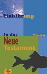 Cover of: Einführung in das Neue Testament.