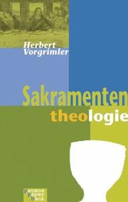 Cover of: Sakramententheologie.