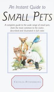Cover of: Instant Guide to Small Pets (Instant Guides) by Cecilia Fitzsimons
