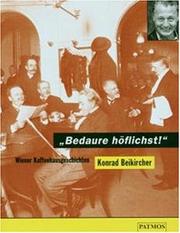 Cover of Bedaure höflichst. Cassette. Wiener Kaffeehausgeschichten