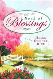 Cover of: A book of blessings by Helen Steiner Rice, Helen Steiner Rice