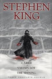 Cover of Novels (Carrie / Salem's Lot / Shining)