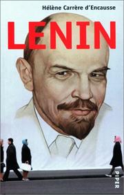 Cover of: Lenin.