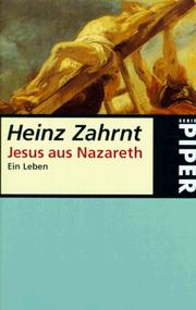 Cover of: Jesus aus Nazareth. Ein Leben.