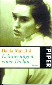 Cover of: Erinnerungen einer Diebin. by Dacia Maraini