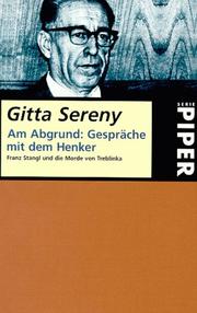 Cover of: Am Abgrund: Gespräche mit dem Henker. Franz Stangl und die Morde von Treblinka.