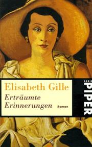 Cover of: Erträumte Erinnerungen.