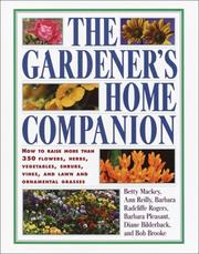 Cover of: The Gardener's Home Companion