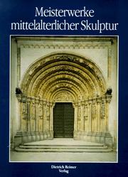 Cover of: Meisterwerke mittelalterlicher Skulptur. by Krohm, Hartmut (Art historian)