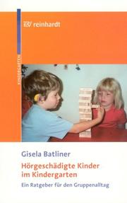 Cover of: Hörgeschädigte Kinder im Kindergarten